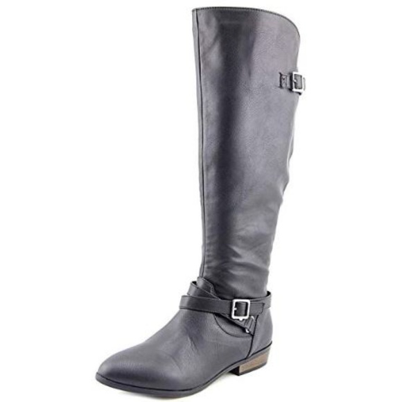 *SALE* Material Girl Capri Riding Boots Black - Picture 1 of 4